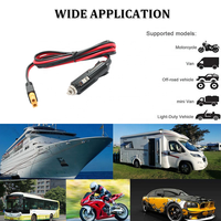 Câble d'extension de charge pour voiture, prise mâle vers XT60, 5-30A, adaptateur XT60, câble premium pour panneau solaire et allume-cigare