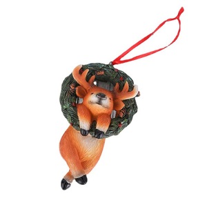 Petits pendentifs de Noël transfrontaliers, décorations d'arbre de table de salon en résine, artisanat, cadeau de fête - Product Image 5