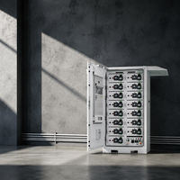 Armoire de batterie extérieure Wattsolar, armoire de batterie au lithium, 215 kWh, 241 kWh, 250 kWh, étanche IP54, garantie 10 ans+