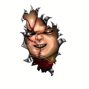 Adesivi 3D Cambia Colore per Halloween: Lanterna, Ghoul, Strega, Aquila, Zombie, Scheletro, Vampiro - Product Image 5