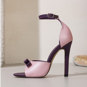 High Quality Stiletto Heels Fairy Style Sexy Fashion Open <b>Toe</b> Sandals Wedding Shoes - Product Image 4