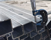 Tubo Cuadrado Galvanizado para Construcción en Exteriores Q235 Q345 ASTM A36 DX51D, Tubo de Acero Galvanizado GI de Guangdong, 60-275g de Zinc