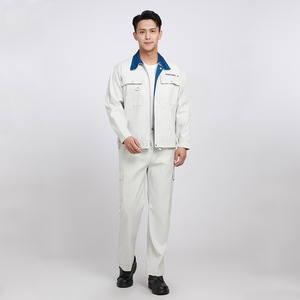 Traje transpirable de algodón de manga larga para hombre, ropa de trabajo para Protección Laboral, fábricas de automóviles, gasolineras, barco - Product Image 5