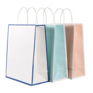 Bolsa de Papel con Asa, Impresión Personalizada, 100% Reciclable, Bolsas de Papel Kraft para Compras - Product Image 1