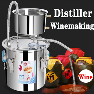 Équipement de distillation d'huiles essentielles 10L 22L 36L 55L Machine d'extraction d'hydrolat de menthe poivrée, de néroli et d'eucalyptus en acier inoxydable - Product Image 4