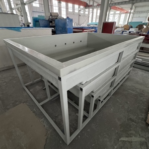 Luxury Rectangular Acrylic Window Fiberglass SPA Pool Freestanding Above Ground Villa Swim Pool <b>frame</b> pool - Product Image 2