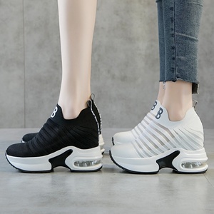 Zapatos Oxford para Mujer, Transpirables, con Amortiguación y Luces, Cómodos para Caminar, Antideslizantes, con Soporte de Arco y Suela Gruesa, Ligeros - Product Image 1