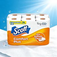 Papier toilette en gros, économique, doux, uni, 3 plis, en pâte de bois vierge, marque privée, OEM personnalisé