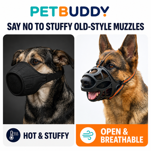Adjustable Plastic Dog Muzzle Breathable Anti Bite Training Bite Guard Reflective <b>Collar</b> for Dogs - Product Image 6