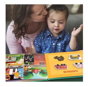 หนังสือกิจกรรม DIY แบบมอนเตสซอรี่สำหรับเด็กอายุ 3 4 5 6 ปี ของเล่นเสริมพัฒนาการสำหรับเด็กวัยเตาะแตะ - Product Image 1