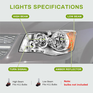OE AURON Nuevo Faro Delantero LED de 32V 6000K 60W 6000 Lúmenes, Luz Baja para Chrysler 300C 2008-2021, Venta al Por Mayor - Product Image 2