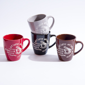 Serigrafia accogliente tazza di Latte Espresso in ceramica progettata per cioccolata calda e cacao perfetta per l'home <span class=keywords><strong>Café</strong></span> o set regalo per feste - Product Image 1