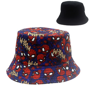 41 Designs Outdoor Mixed Anime Bucket <strong>Hat</strong> Cartoon Hd Printing <strong>Spiderman</strong> Fishman <strong>Hat</strong> Sunhat - Product Image 3