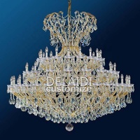 Lustre Maria Theresa, lampe vintage, luminaires suspendus en cristal