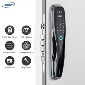 Từ Xa Khóa Cửa Pháp Chữ Số Thông Minh Trượt Kỹ Thuật Số Phòng Ngủ Khách Sạn Hệ Thống Bảo Đảm Cho Nhà Lối Vào Thẻ Chìa Khóa Chính Thiết Lập Với Ổ Khóa - Product Image 3