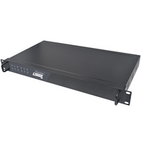 Décodeur IP H.265 4 canaux 1U pour montage en rack RX |   Décodeur vidéo IP vers SDI HDMI 4 canaux pour la radiodiffusion et la télévision
