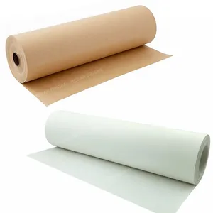 Rolo de papel de embalagem artesanal, rolo de papel marrom para decoração de festa de aniversário de casamento, embalagem de flores, 0.3x30m