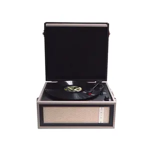 Home Audio Pure <strong>pink</strong> Phonograph Turntable <strong>Vinyl</strong> Record <strong>Player</strong> USB &amp; Blue Tooth with Speakers Vintage Record <strong>Player</strong> - Product Image 4