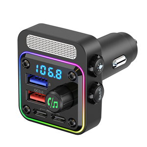Pemancar <span class=keywords><strong>FM</strong></span> mobil Bluetooth BC91, pengisi daya USB ganda PD36W Audio portabel di MP3 & FLAC - Product Image 6