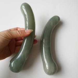 Bacchetta da massaggio naturale aventurina verde giada per l'esercizio sessuale curativo - Product Image 4