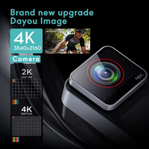Caméra d'action WiFi 4K avec double écran tactile, étanche à 30 m, grand angle 150°, vision nocturne, suivi du visage, pour cyclisme en extérieur et vlogging - Product Image 3