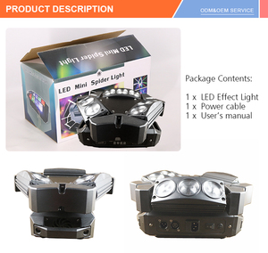 Golden Supplier <span class=keywords><strong>Mini</strong></span> Club Bühnen ausrüstung Weiß <span class=keywords><strong>Rgb</strong></span> 9*10W Led Spider Moving Head Light - Product Image 5
