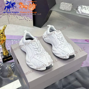 Chaussures de Skateboard et de Basketball Noires de Haute Qualité en Cuir de Vachette et Fibre de Polyester, Tendance Mode, Marque Monday - Product Image 4