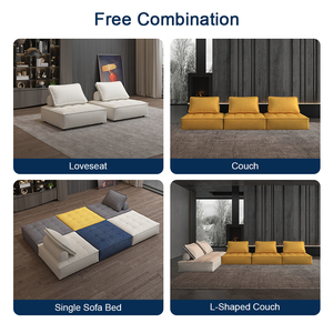 कपड़े आधुनिक डिजाइन मॉड्यूलर सोफे यूरोपीय शैली रहने वाले कमरे फर्नीचर घर अनुभागीय सोफे - Product Image 6