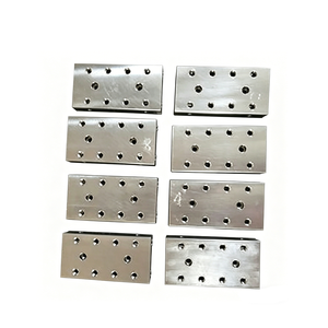 Vietnam Custom High Precision CNC Machining 6061 7075 Aluminum Alloy Complex Internal Channels Manifold Plate Distributor <b>Board</b> - Product Image 1