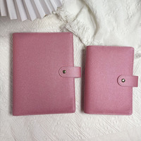 Agenda de Oficina Espiral con Anillas Doradas A5 A6 al por Mayor, Cubierta de Agenda, Carpeta de Presupuesto, Cuaderno con Cubierta de Cuero PU Color Macaron