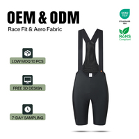 Cuissard de cyclisme personnalisé noir haute compression, kit professionnel sur mesure, faible MOQ 10 pièces, conception 3D gratuite, vente en gros