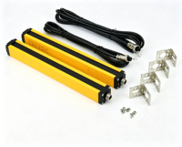 CHYESCI Capteur de rideau lumineux de sécurité SCT 12V/24V, pas de 10 mm, détecteur de faisceau infrarouge, dispositif de protection photoélectrique