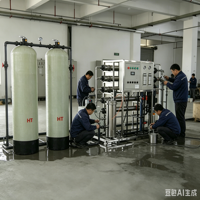 Purificateur d'eau par osmose inverse industriel et machine à eau pure à membrane RO de Hengtai