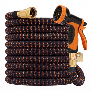 Flexible Garden Hose 100 FT <b>Expandable</b> Garden Hose Kit Lightweight Water <b>Pipe</b> for Backyard Garden and Pet Bathing - Product Image 1