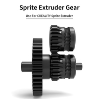 FYSETC Sprite extrudeuse nano-revêtement engrenage haute dureté et plus résistant à l'usure pour l'extrudeuse CREALITY Sprite