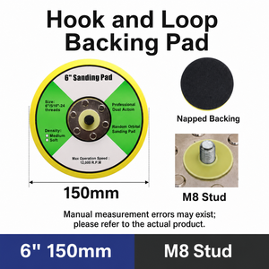<span class=keywords><strong>Pad</strong></span> per Lucidatura e Levigatura in Gomma Plastica EVA Autoadesivo con Gancio e Anello per Trapano - Product Image 3
