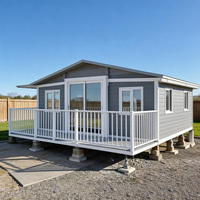 Maison conteneur pliable extensible de haute qualité, étanche, résistante au vent, isolée, préfabriquée, mobile, avec terrasse et toit à pignon
