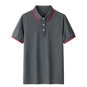 เสื้อโปโลโปรโมชั่น สีแดง โพลีเอสเตอร์ แขนสั้น สีพื้น ใส่ได้ทุกวัน - Product Image 4