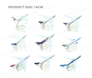 16cm Diecast aleación avión Metal modelo OEM disponible aerolínea regalo avión modelos 787/380/737/350/330/777/757/747 Stem Juguetes - Product Image 2