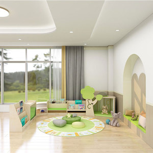 Moetry - Juego <span class=keywords><strong>de</strong></span> Muebles Modernos para Rincón <span class=keywords><strong>de</strong></span> Lectura <span class=keywords><strong>Infantil</strong></span>, Estanterías <span class=keywords><strong>de</strong></span> Madera para Guarderías, Educación Temprana, <span class=keywords><strong>Biblioteca</strong></span> <span class=keywords><strong>Infantil</strong></span> - Product Image 1