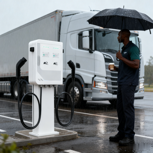 Cargador Rápido de CC Comercial para Vehículos Eléctricos CCS1 CCS2 60kW 120kW 160kW Estación de Carga para Vehículos Eléctricos para Uso Público y de Flotas - Product Image 3