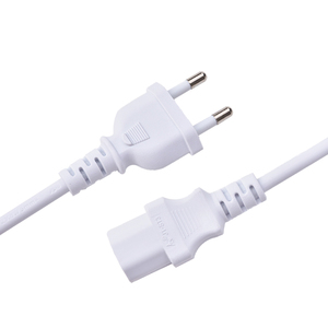 Thailand Standard Factory 2-adriges 2-poliges Strom verlängerung kabel Kunden spezifischer Stecker mit C13-Pin-Suffix-Einsatz - Product Image 2