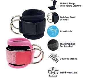 <span class=keywords><strong>2025</strong></span> nuovo prodotto Double D Gantry esercizio Fitness cavigliera palestra polsini per caviglia Fitness cinturini per caviglie - Product Image 5