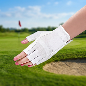 Gants de golf respirants toutes saisons à doigts complets pour hommes et femmes, en microfibre, avec fermeture auto-agrippante, pour la main gauche/droite, cyclisme - Product Image 2