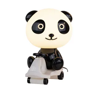 Lâmpada noturna para bebês, panda kawaii, decoração de quarto, fofo, animal nórdico, luz noturna para crianças