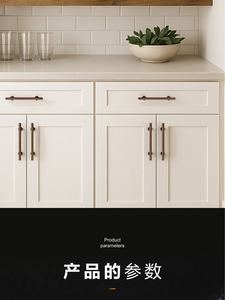 Poignées de porte d'armoire en alliage de zinc et bois de noyer de style mi-siècle pour chambre, salle de bain, commode, tiroir - Durables et faciles à installer - Product Image 5