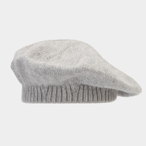 Béret de <span class=keywords><strong>peintre</strong></span> en tricot de couleur unie pour femmes, mode en poils de lapin, automne, hiver, vente en gros - Product Image 3