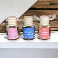 Diffuseur de Voiture Personnalisé en Gros, Désodorisant 8ml, Mini Bouteilles en Verre pour Huile Essentielle, Parfum Longue Durée