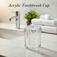 Gobelet à brosse à dents haut de gamme et simple pour hôtels, gobelet à bain de bouche premium pour articles de bain et toilettes