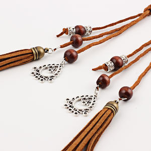 สไตล์ชาติพันธุ์แฮนด์เมดถักเชือกเอวบางHanfuม้าหน้ากระโปรงอุปกรณ์เสริมหนังพู่จี้เข็มขัดขายส่ง - Product Image 4